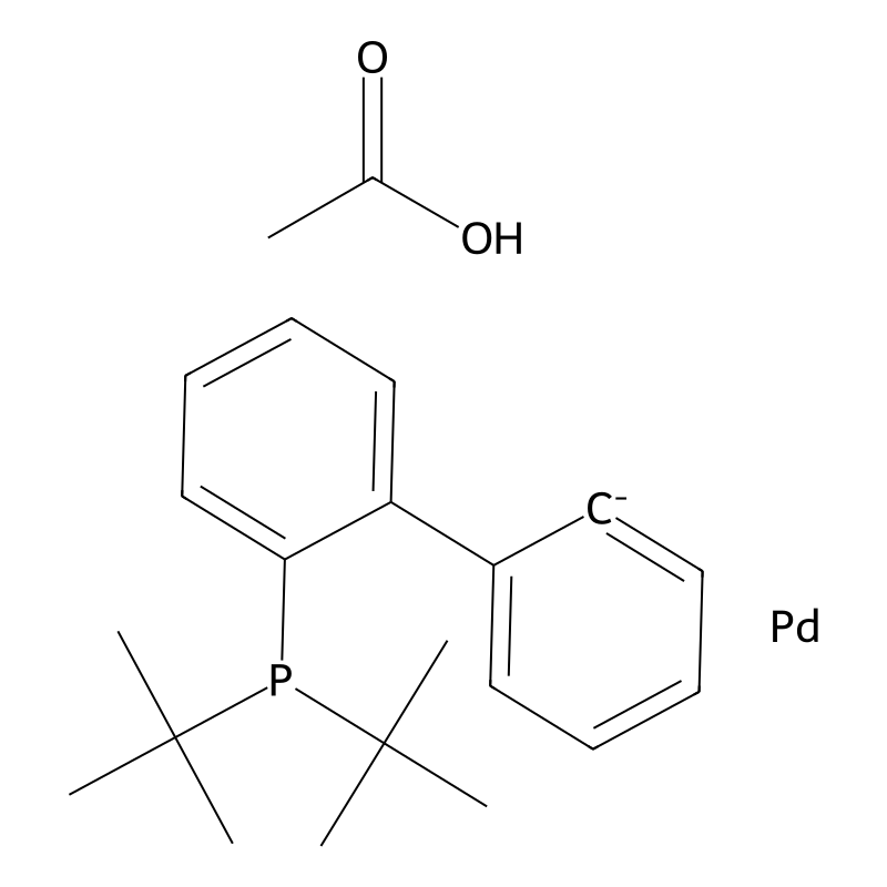 acetic acid;ditert-butyl-(2-phenylphenyl)phosphane;palladium