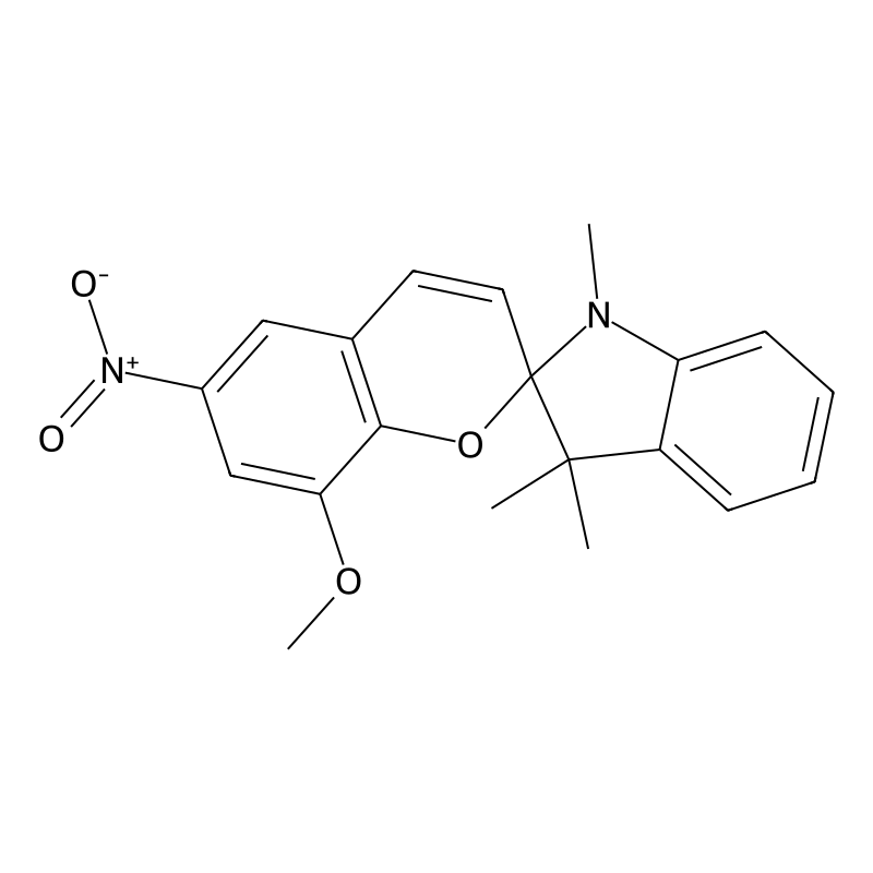 Spiro[2H-1-benzopyran-2,2'-indoline], 8-methoxy-1',3',3'-trimethyl-6-nitro-