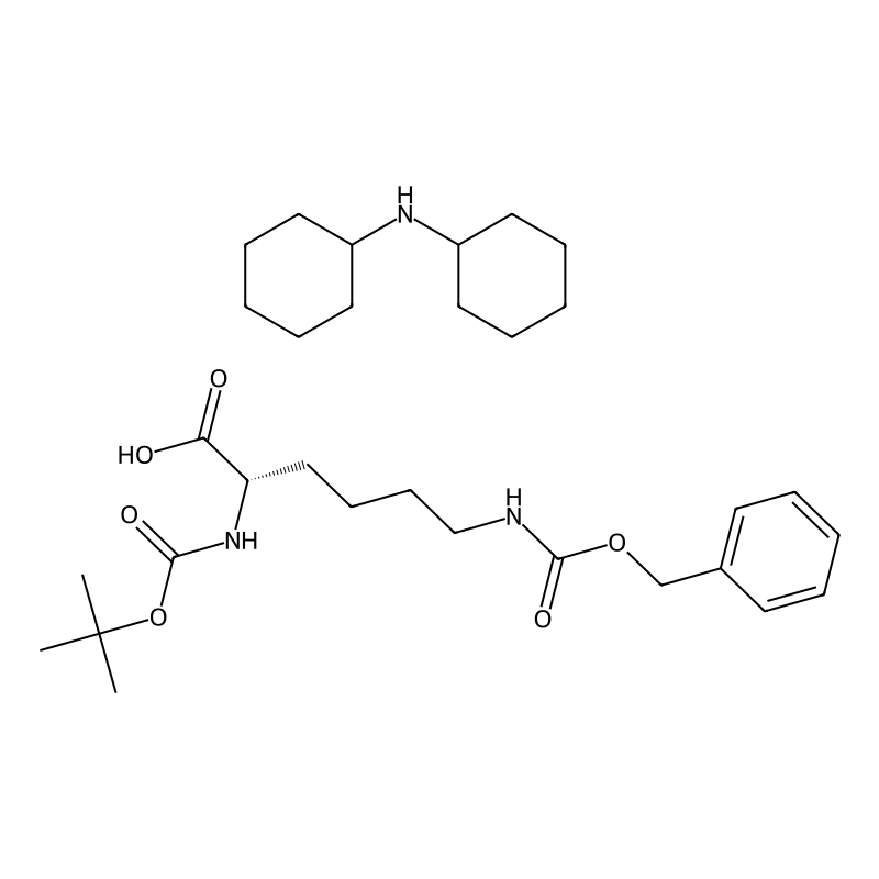 N-cyclohexylcyclohexanamine;(2S)-2-[(2-methylpropan-2-yl)oxycarbonylamino]-6-(phenylmethoxycarbonylamino)hexanoic acid