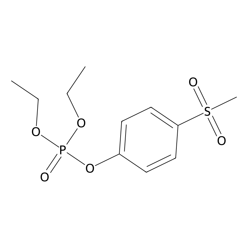 Phosphoric acid, diethyl p-(methylsulfonyl)phenyl ester