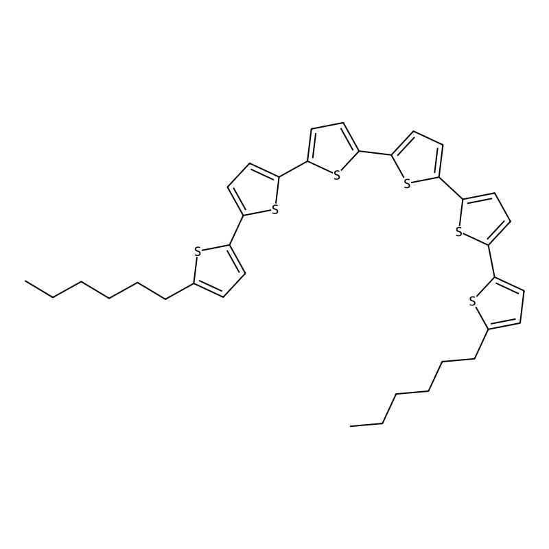 2-hexyl-5-[5-[5-[5-[5-(5-hexylthiophen-2-yl)thiophen-2-yl]thiophen-2-yl]thiophen-2-yl]thiophen-2-yl]thiophene