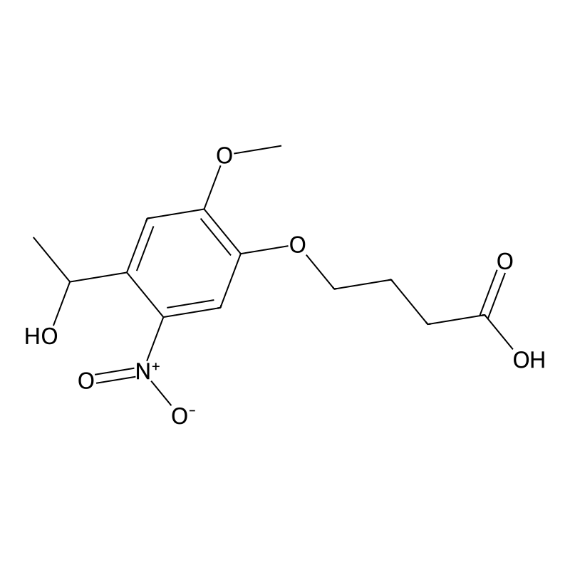 4-(4-(1-Hydroxyethyl)-2-methoxy-5-nitrophenoxy)butanoic acid