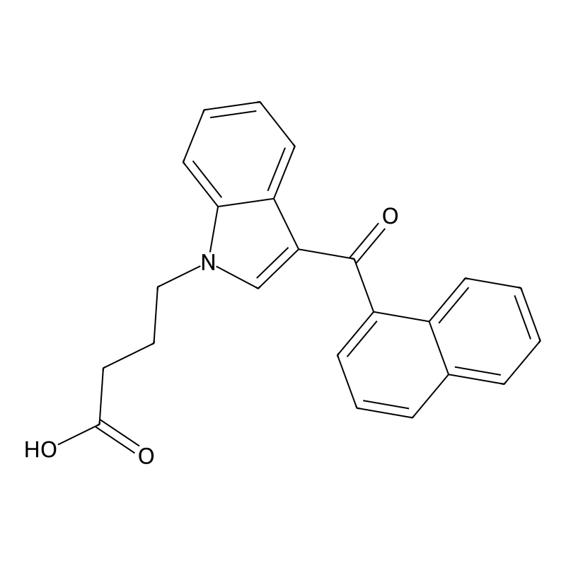 4-[3-(naphthalene-1-carbonyl)indol-1-yl]butanoic acid