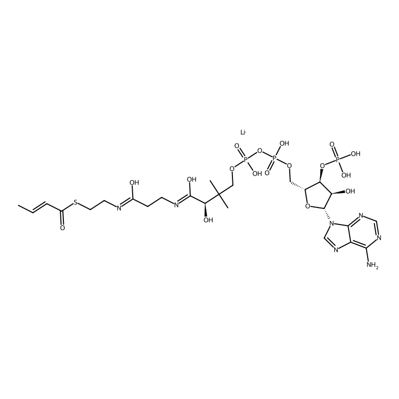 Coenzyme A, S-(2E)-2-butenoate, tetralithium salt (9CI)