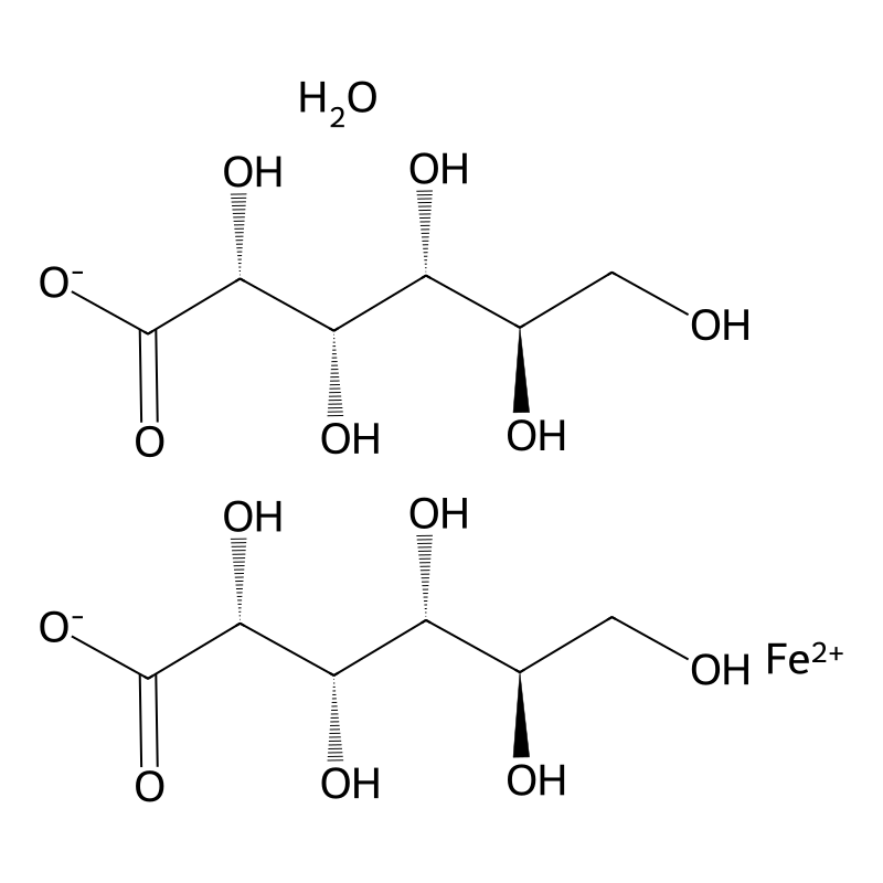 iron(2+);(2R,3S,4R,5R)-2,3,4,5,6-pentahydroxyhexanoate;hydrate