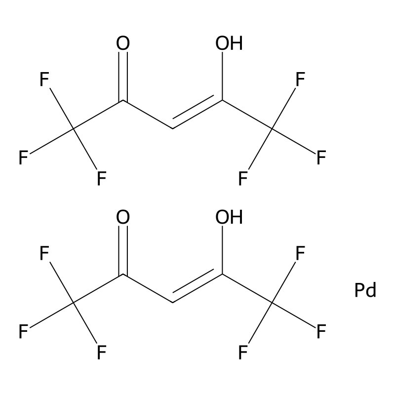 Bis(1,1,1,5,5,5-hexafluoropentane-2,4-dionato-O,O')palladium