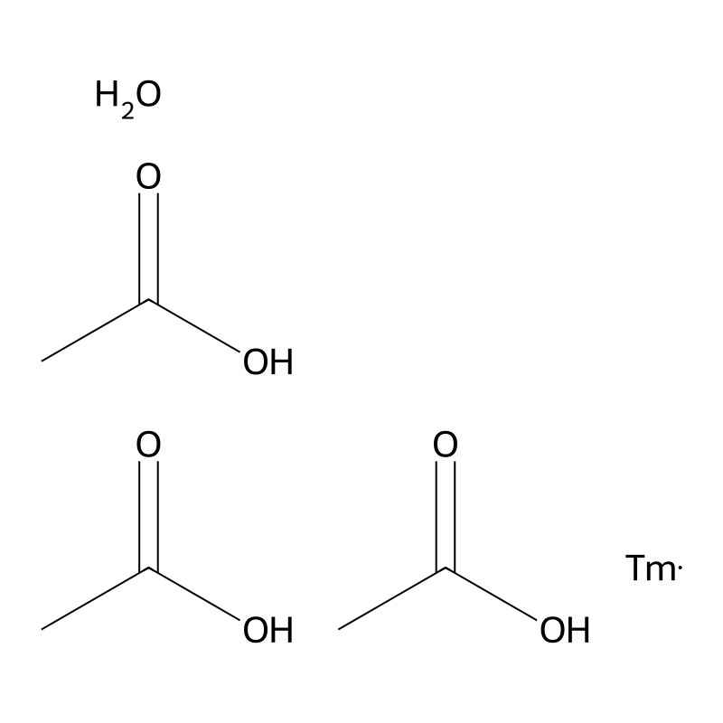 Acetic acid;thulium;hydrate