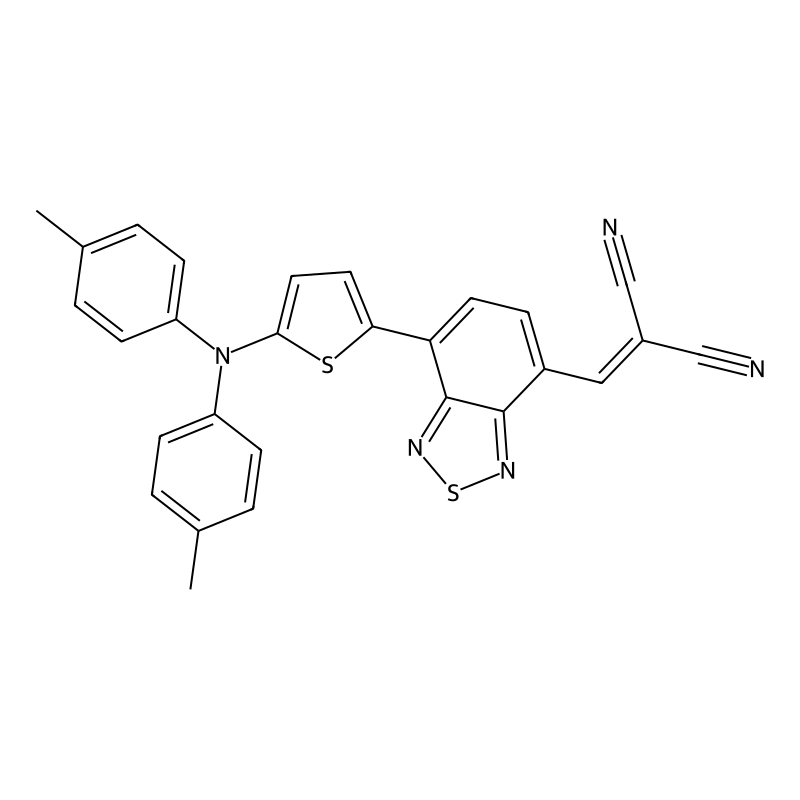 2-((7-(5-(Dip-tolylamino)thiophen-2-yl)benzo[c][1,2,5]thiadiazol-4-yl)methylene)malononitrile