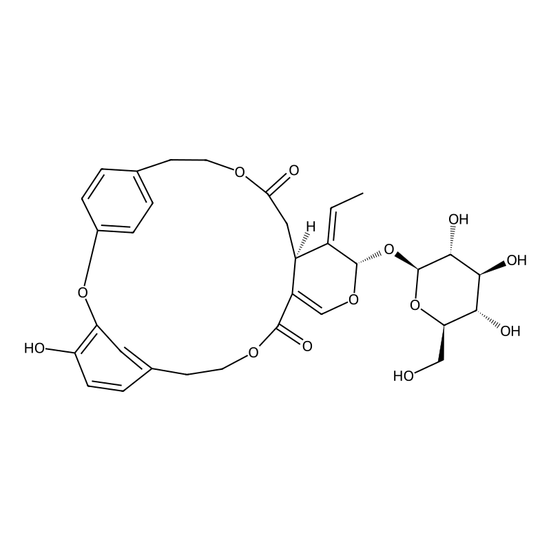 (15S,16Z,17S)-16-ethylidene-4-hydroxy-15-[(2S,3R,4S,5S,6R)-3,4,5-trihydroxy-6-(hydroxymethyl)oxan-2-yl]oxy-2,10,14,20-tetraoxatetracyclo[21.2.2.13,7.012,17]octacosa-1(25),3,5,7(28),12,23,26-heptaene-11,19-dione