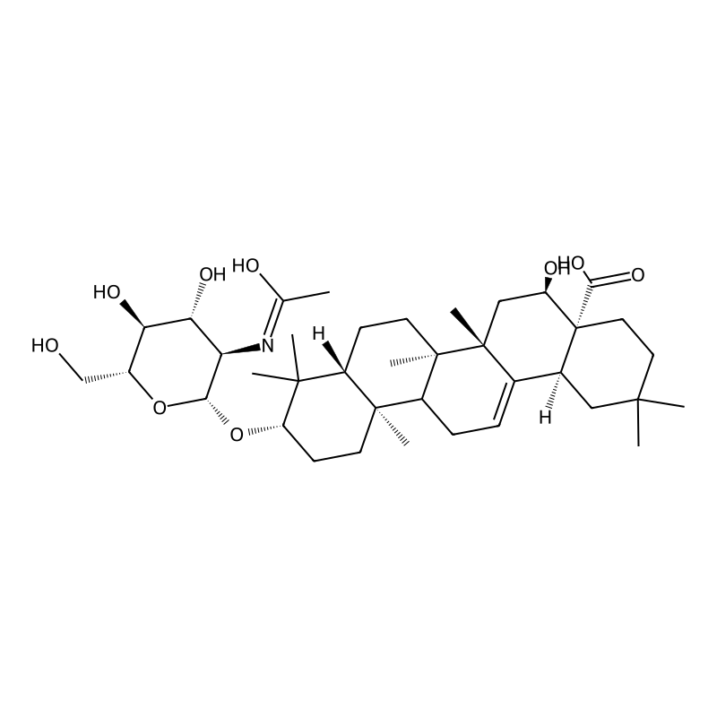 (4aR,5R,6aS,6bR,8aR,10S,12aR,14bS)-10-[(2R,3R,4R,5S,6R)-3-acetamido-4,5-dihydroxy-6-(hydroxymethyl)oxan-2-yl]oxy-5-hydroxy-2,2,6a,6b,9,9,12a-heptamethyl-1,3,4,5,6,6a,7,8,8a,10,11,12,13,14b-tetradecahydropicene-4a-carboxylic acid