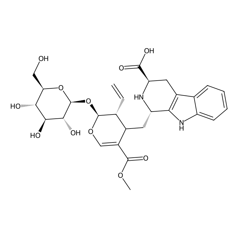 Strictosidine, 5alpha-carboxy-