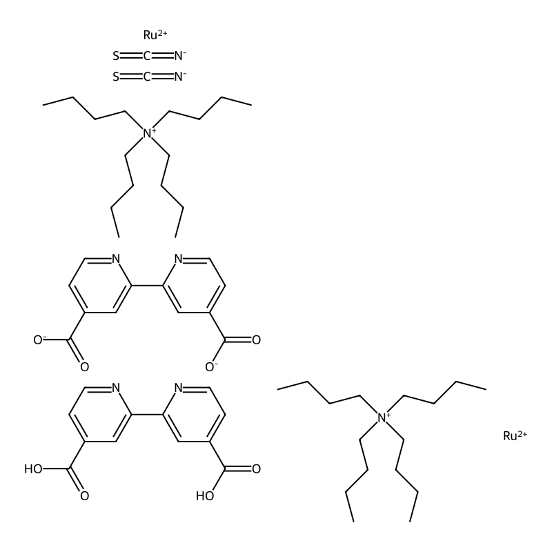 2-(4-Carboxypyridin-2-yl)pyridine-4-carboxylate;ruthenium(2+);tetrabutylazanium;diisothiocyanate