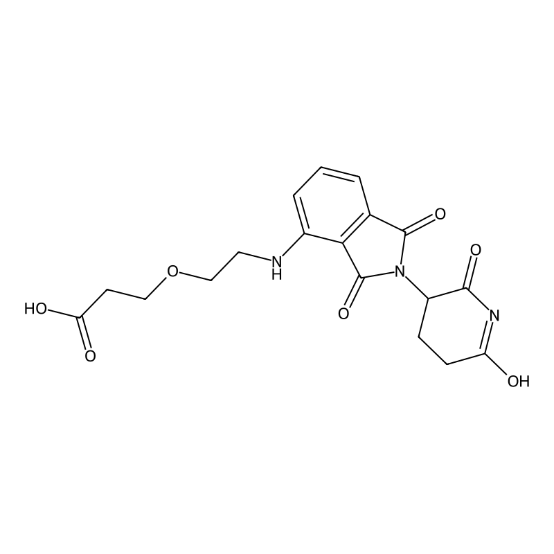 3-(2-((2-(2,6-Dioxopiperidin-3-yl)-1,3-dioxoisoindolin-4-yl)amino)ethoxy)propanoic acid