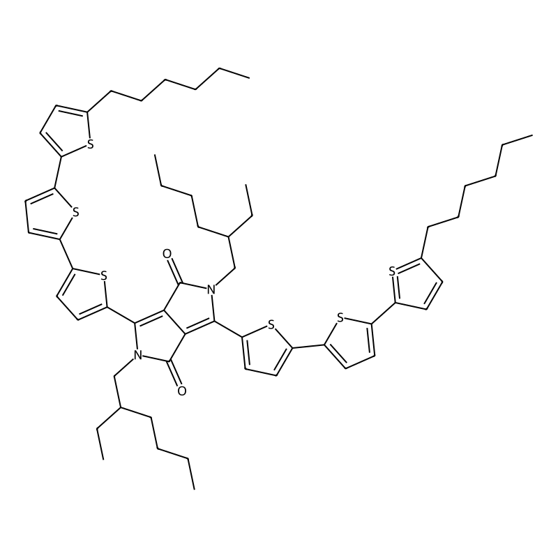 2,5-Di-(2-ethylhexyl)-3,6-bis-(5''-N-hexyl-[2,2',5',2'']cterthiophen-5-yl)-pyrrolo[3,4-c]pyrrole-1,4-dione