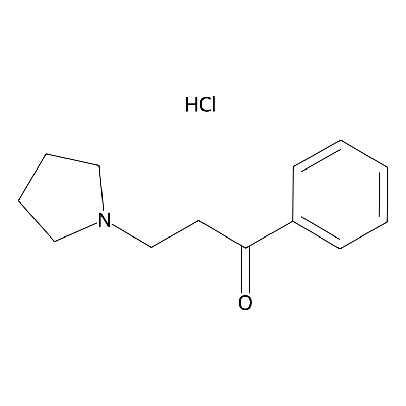 Propiophenone, 3-(1-pyrrolidinyl)-, hydrochloride