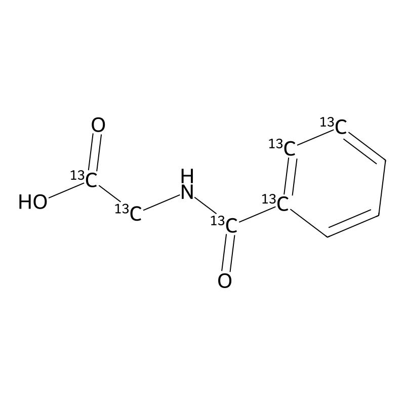 2-((1,2,3-13C3)cyclohexatrienecarbonylamino)acetic acid