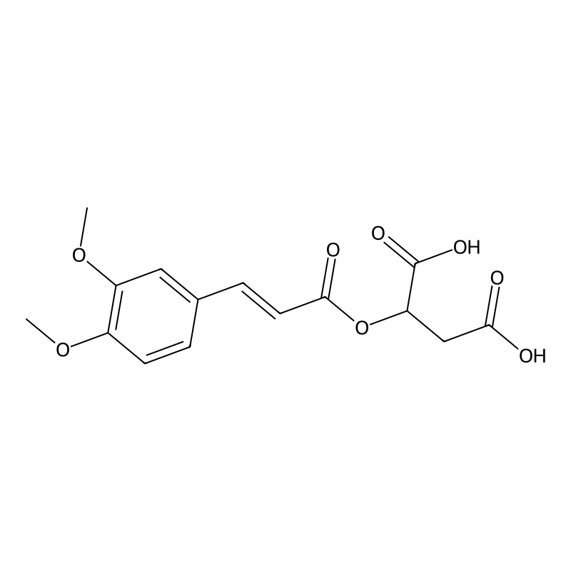 2-[3-(3,4-Dimethoxyphenyl)prop-2-enoyloxy]butanedioic acid