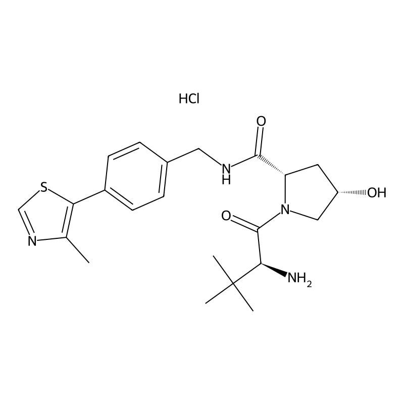 (2S,4S)-1-((S)-2-Amino-3,3-dimethylbutanoyl)-4-hydroxy-N-(4-(4-methylthiazol-5-yl)benzyl)pyrrolidine-2-carboxamide hydrochloride