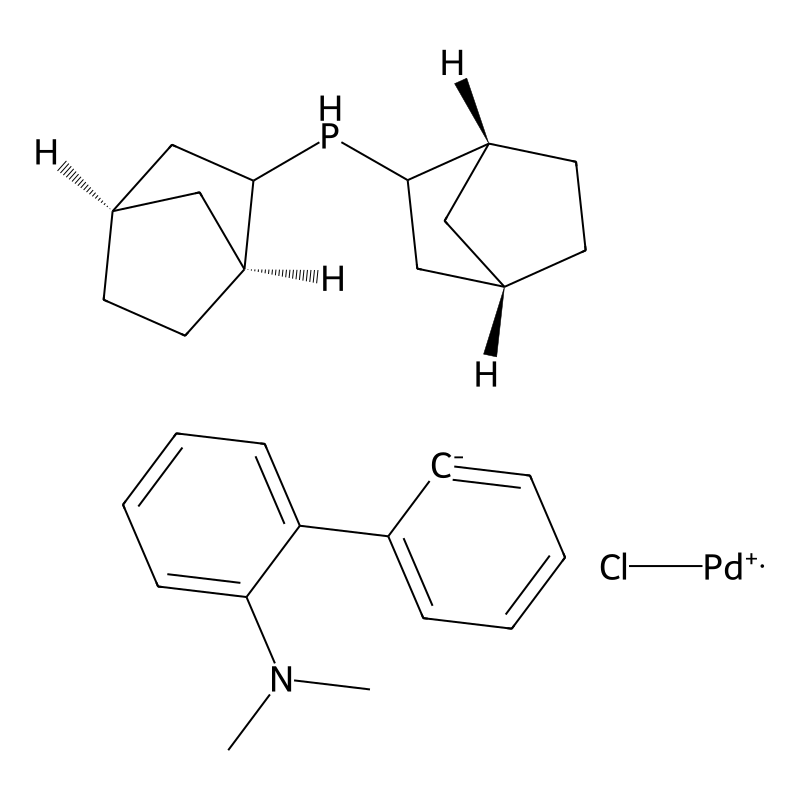 [(1R,4S)-2-bicyclo[2.2.1]heptanyl]-[(1S,4R)-2-bicyclo[2.2.1]heptanyl]phosphane;chloropalladium(1+);N,N-dimethyl-2-phenylaniline