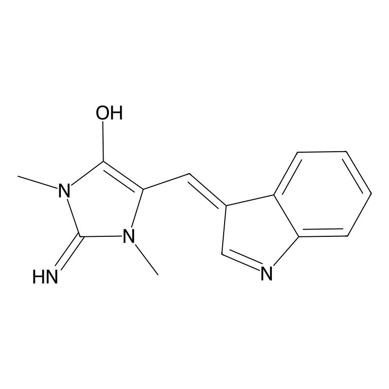 (E)-5-[(3-Indolyl)methylene]-2-imino-1,3-dimethyl-4-imidazolidinone