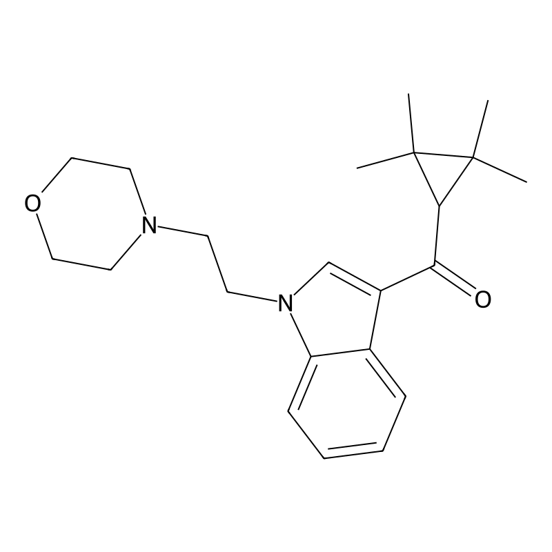 (1-(2-morpholinoethyl)-1H-indol-3-yl)(2,2,3,3-tetramethylcyclopropyl)methanone