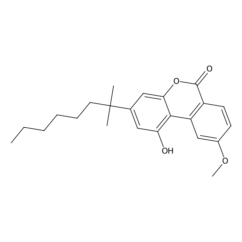 3-(1,1-Dimethylheptyl)-1-hydroxy-9-methoxy-6H-dibenzo(b,d)pyran-6-one