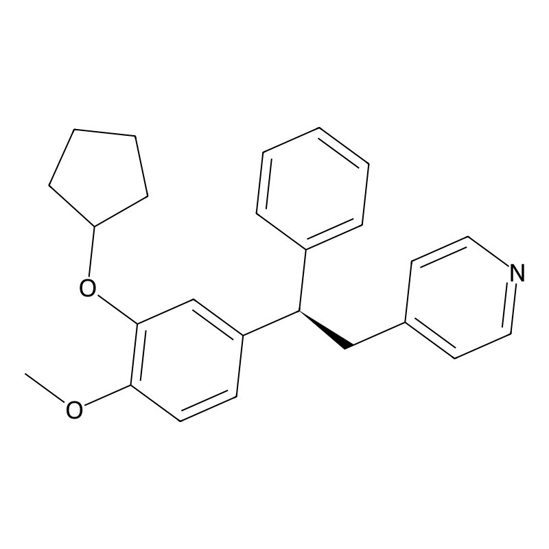 4-(2-(3-(Cyclopentyloxy)-4-methoxyphenyl)-2-phenylethyl)pyridine