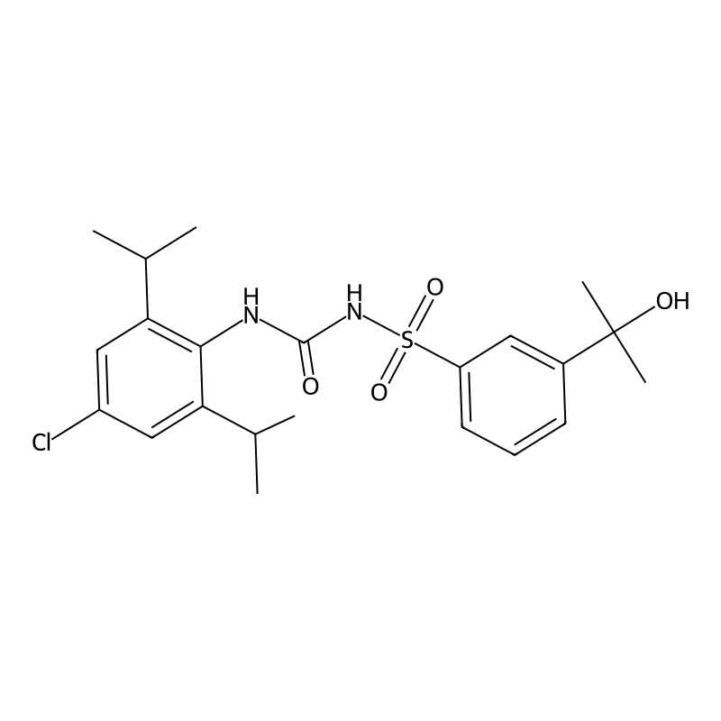 N-((4-Chloro-2,6-diisopropylphenyl)carbamoyl)-3-(2-hydroxypropan-2-yl)benzenesulfonamide