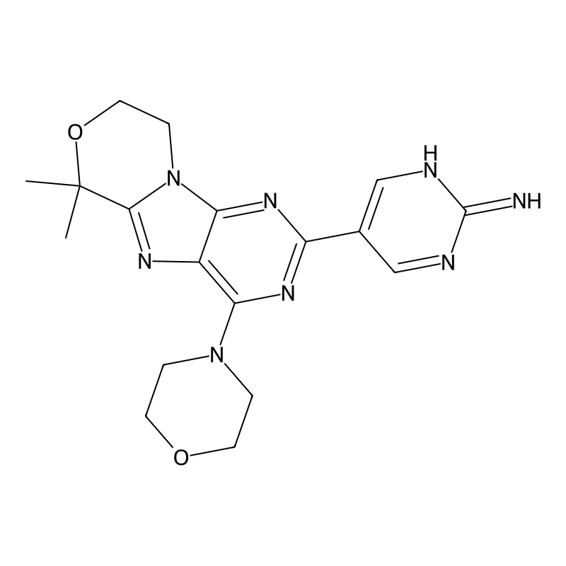 5-(6,6-dimethyl-4-morpholin-4-yl-8,9-dihydropurino[8,9-c][1,4]oxazin-2-yl)pyrimidin-2-amine