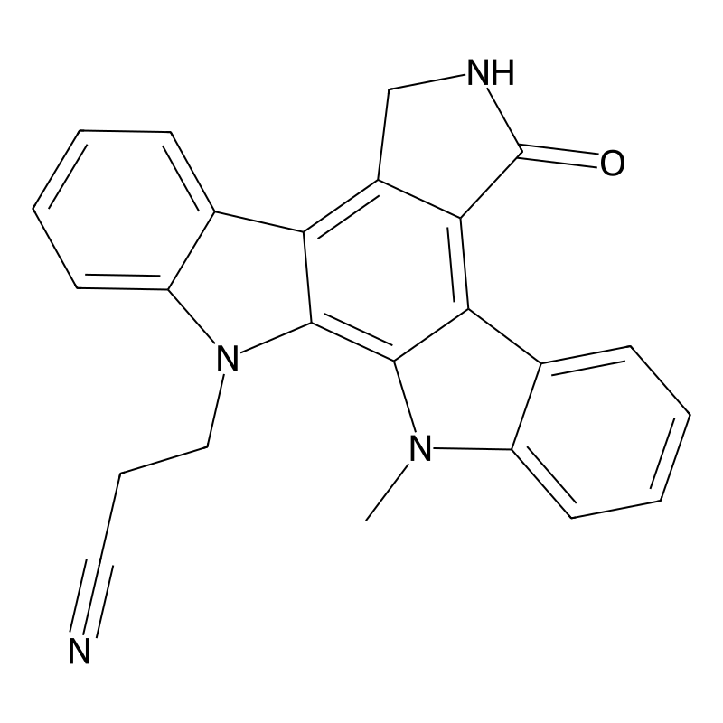 3-(23-methyl-14-oxo-3,13,23-triazahexacyclo[14.7.0.02,10.04,9.011,15.017,22]tricosa-1,4,6,8,10,15,17,19,21-nonaen-3-yl)propanenitrile