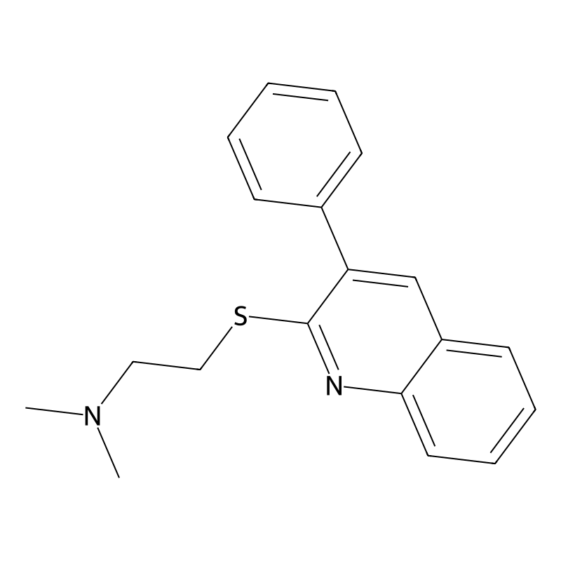 2-((2-(Dimethylamino)ethyl)thio)-3-phenylquinoline