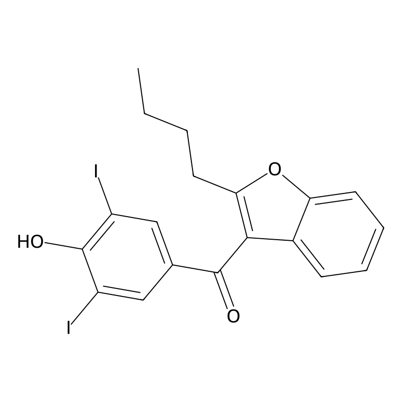 2-Butyl-3-(3,5-diiodo-4-hydroxy benzoyl) benzofuran