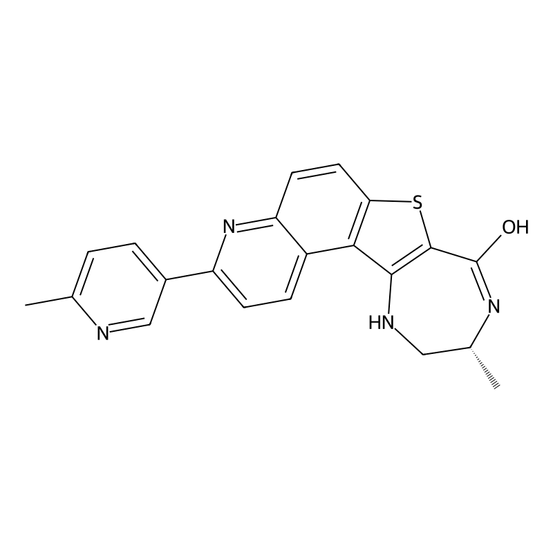 (15R)-15-methyl-5-(6-methylpyridin-3-yl)-11-thia-6,14,17-triazatetracyclo[8.8.0.02,7.012,18]octadeca-1(10),2(7),3,5,8,12(18)-hexaen-13-one