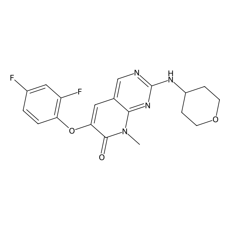 6-(2,4-Difluorophenoxy)-8-methyl-2-(tetrahydro-2h-pyran-4-ylamino)pyrido[2,3-d]pyrimidin-7(8h)-one