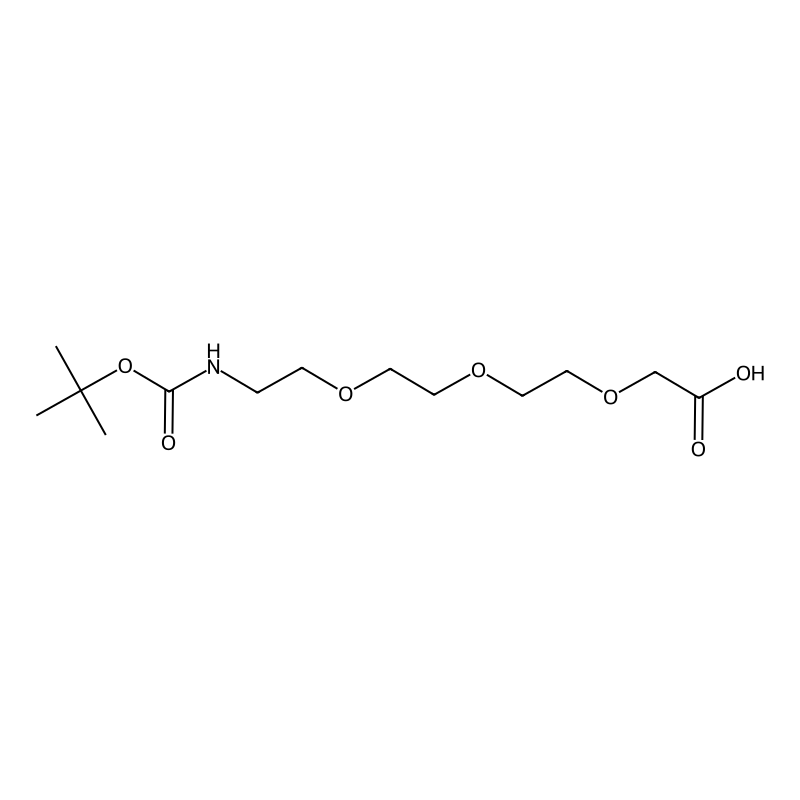 2,2-Dimethyl-4-oxo-3,8,11,14-tetraoxa-5-azahexadecan-16-oic acid