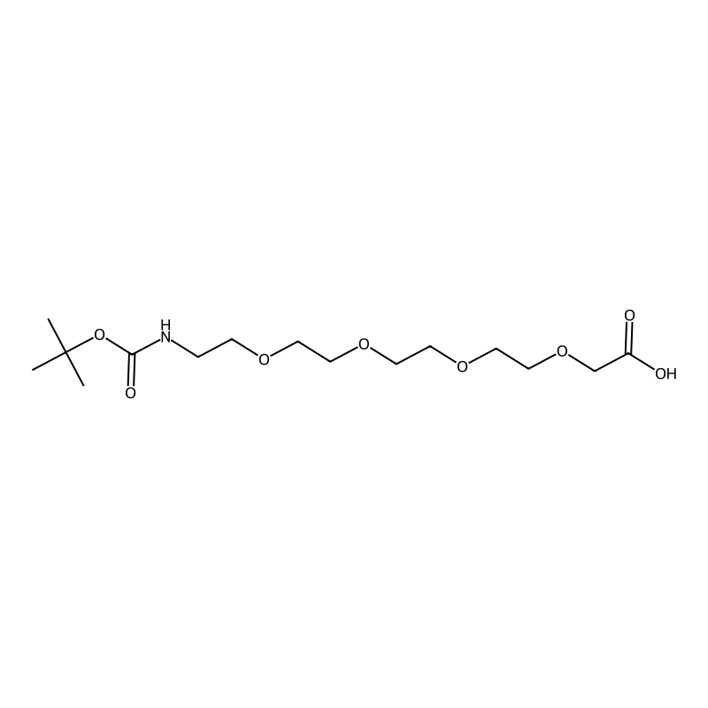 2,2-Dimethyl-4-oxo-3,8,11,14,17-pentaoxa-5-azanonadecan-19-oic acid