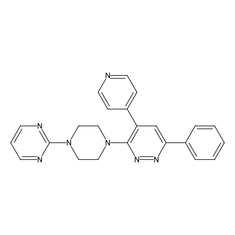 6-Phenyl-4-pyridin-4-yl-3-(4-pyrimidin-2-ylpiperazin-1-yl)pyridazine