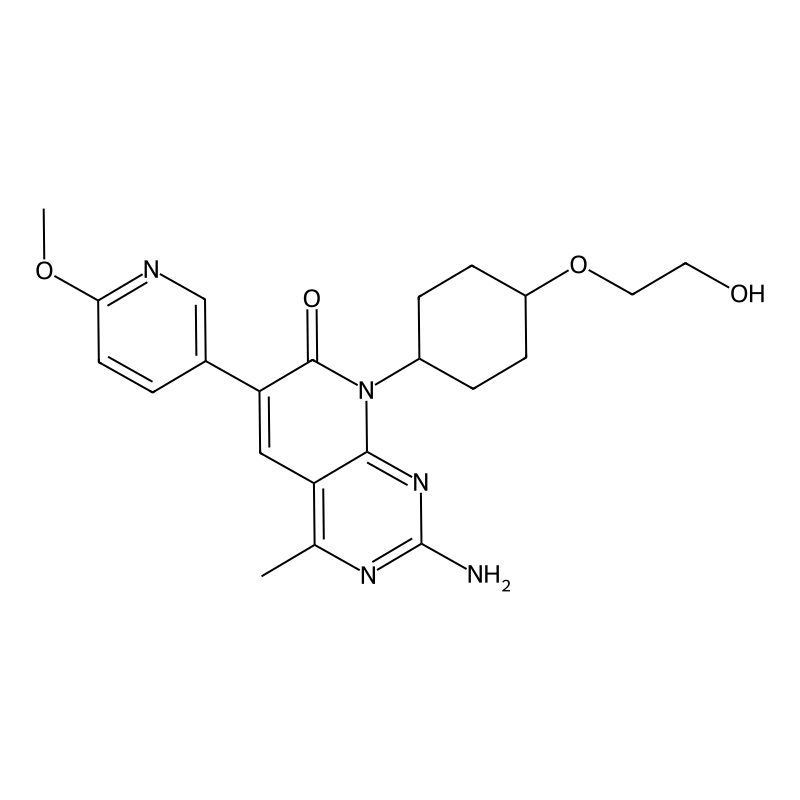 2-amino-8-[4-(2-hydroxyethoxy)cyclohexyl]-6-(6-methoxypyridin-3-yl)-4-methylpyrido[2,3-d]pyrimidin-7-one