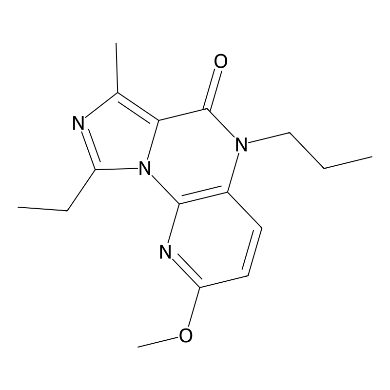 3-ethyl-12-methoxy-5-methyl-8-propyl-2,4,8,13-tetrazatricyclo[7.4.0.02,6]trideca-1(9),3,5,10,12-pentaen-7-one