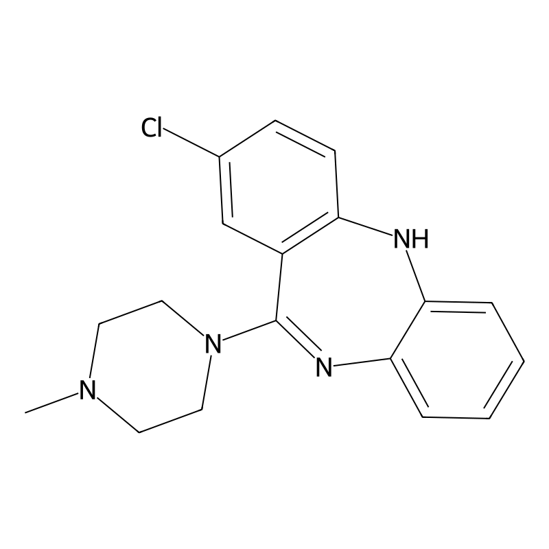 2-Chloro-11-(4-methyl-1-piperazinyl)-5H-dibenzo(b,e)(1,4)diazepine