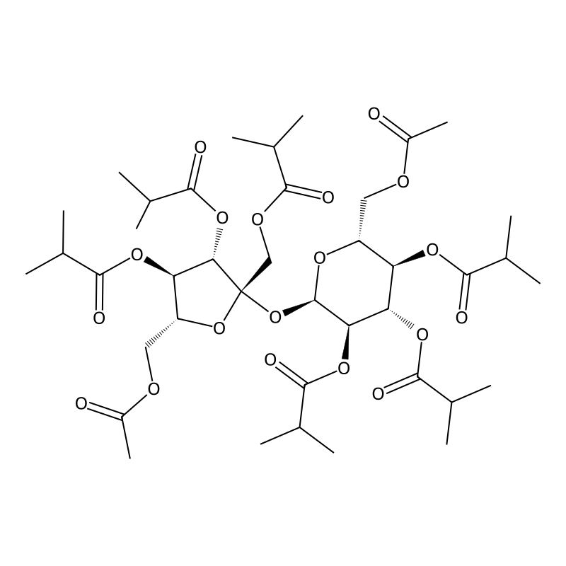 alpha-D-Glucopyranoside, beta-D-fructofuranosyl, diacetate hexakis(2-methylpropanoate)