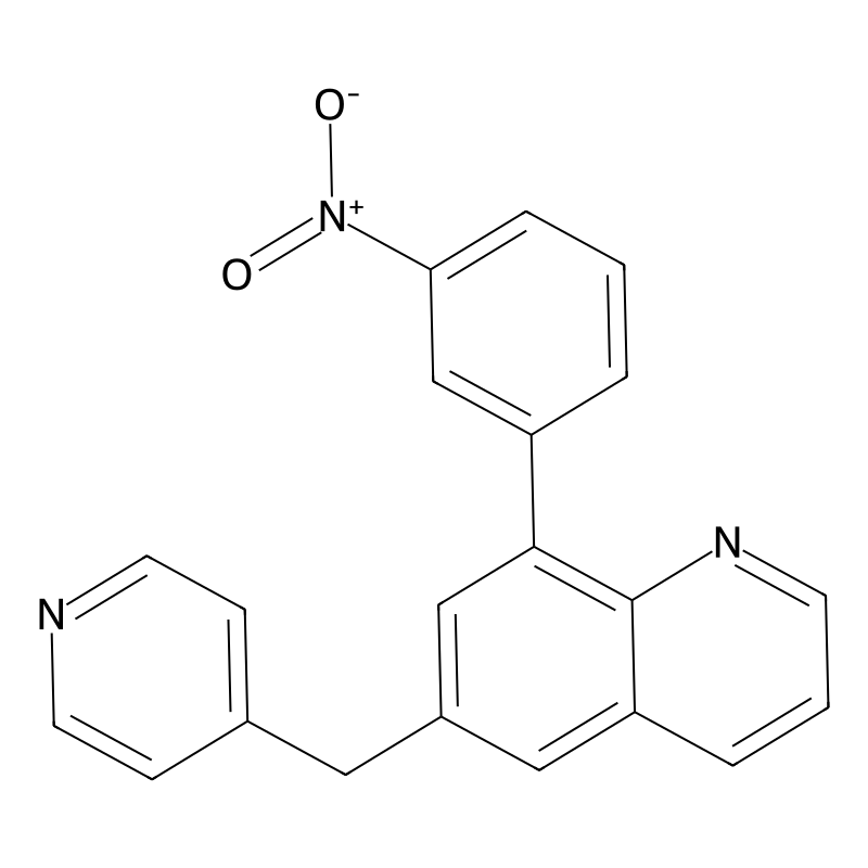 8-(3-Nitrophenyl)-6-(pyridin-4-ylmethyl)quinoline