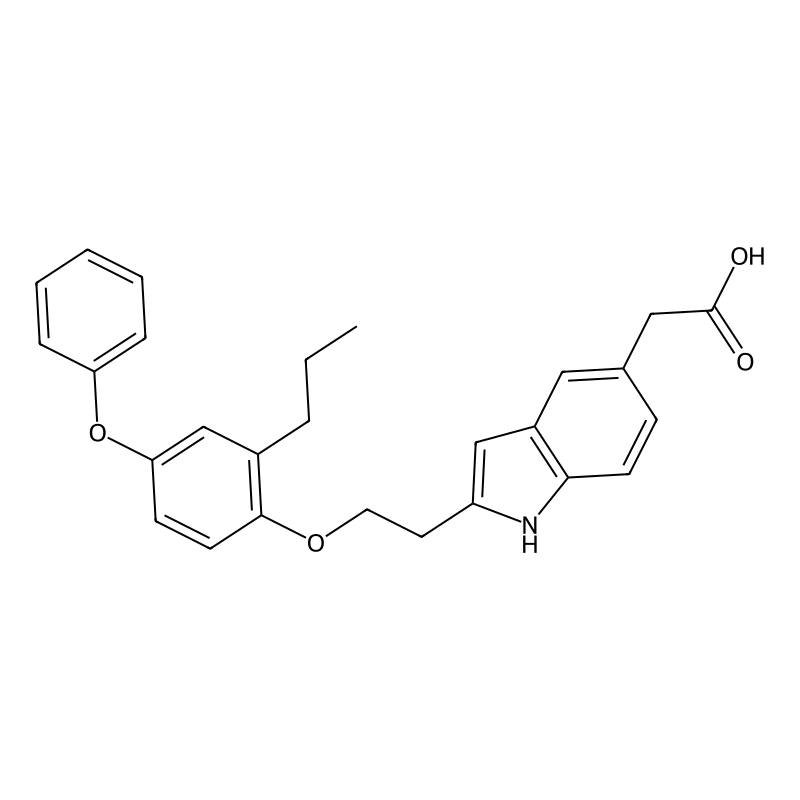 2-[2-(4-Phenoxy-2-propylphenoxy)ethyl]-1H-indole-5-acetic acid