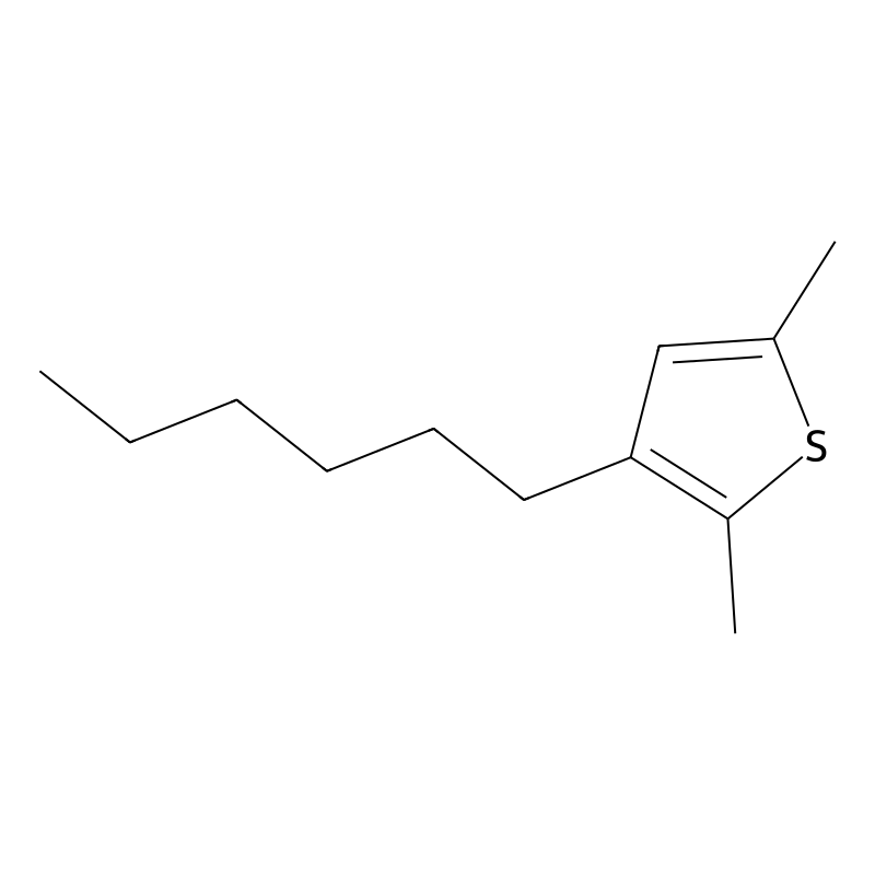 3-Hexyl-2,5-dimethylthiophene