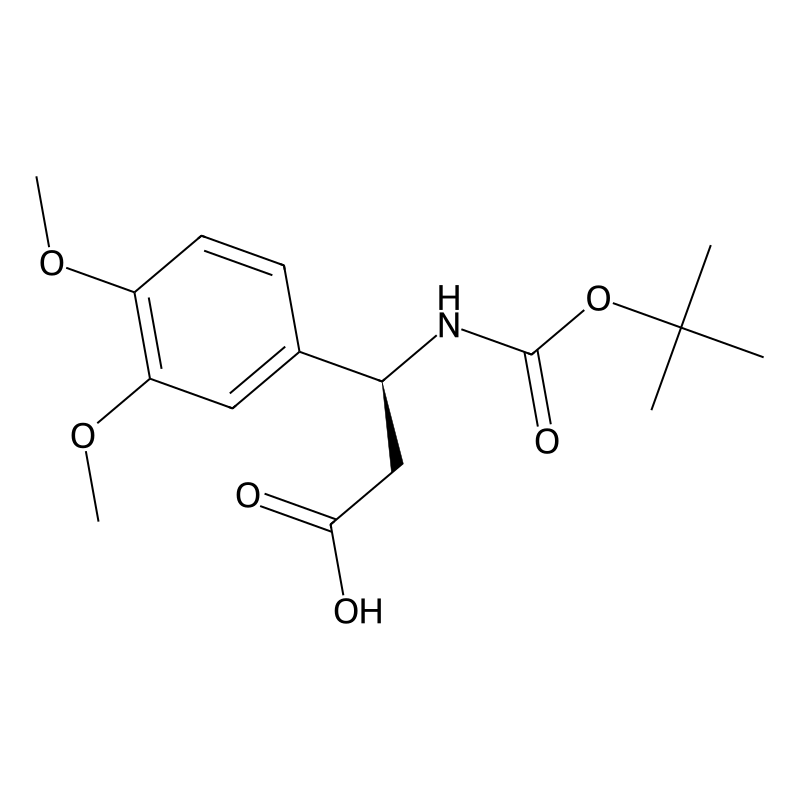 (S)-3-((tert-Butoxycarbonyl)amino)-3-(3,4-dimethoxyphenyl)propanoic acid