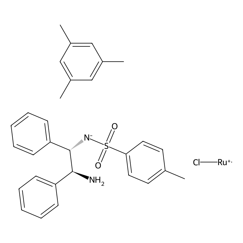 Ruthenium, [N-[(1S,2S)-2-(amino-kappaN)-1,2-diphenylethyl]-4-methylbenzenesulfonamidato-kappaN]chloro[(1,2,3,4,5,6-eta)-1,3,5-trimethylbenzene]-