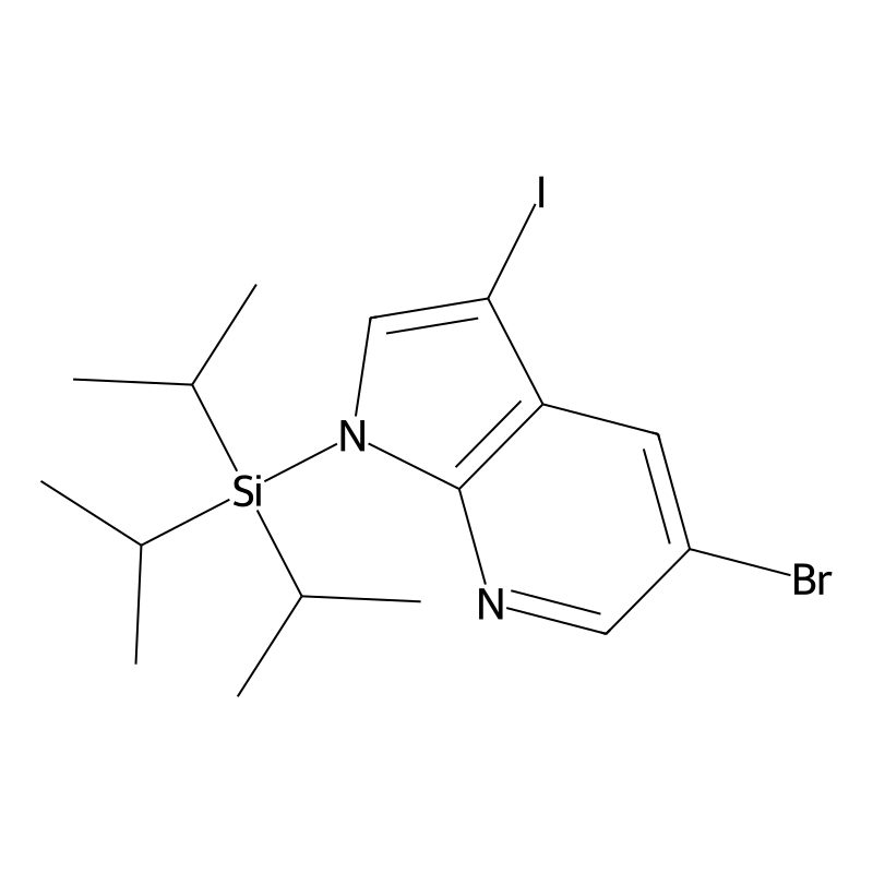 5-Bromo-3-iodo-1-triisopropylsilanyl-1H-pyrrolo[2,3-b]pyridine