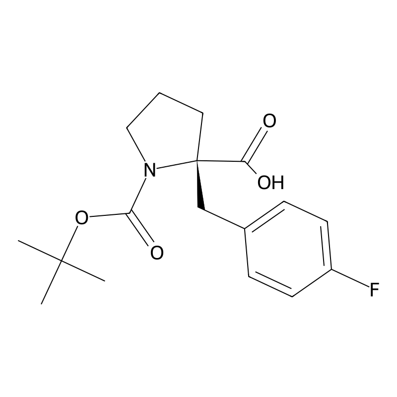 (S)-1-(tert-Butoxycarbonyl)-2-(4-fluorobenzyl)pyrrolidine-2-carboxylic acid