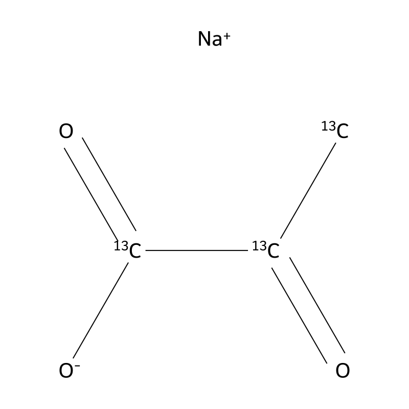 sodium;2-oxo(1,2,3-13C3)propanoate