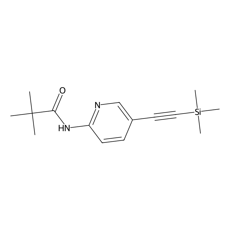 2,2-Dimethyl-N-(5-trimethylsilanylethynyl-pyridin-2-yl)-propionamide